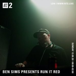 Ben Sims Run It Red 69 September 2020