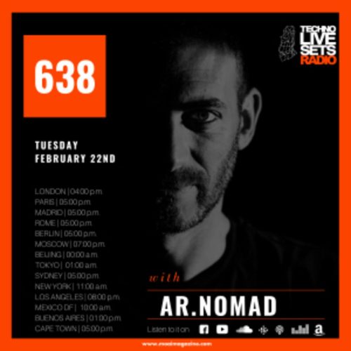 Ar. Nomad MOAI Techno Live Sets Radio Podcast 638 (Spain)