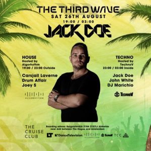 Jack Doe at The Third Wave on The Cruise Club The Netherlands 2023-08-26