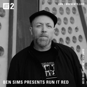 Ben Sims Run It Red 66 June 2020