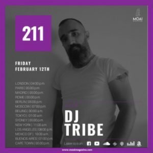 DJ TRIBE MOAI Radio Podcast 211 (Italy)