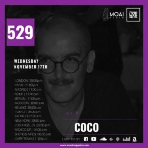 COCO MOAI Radio Podcast 529 (Italy)