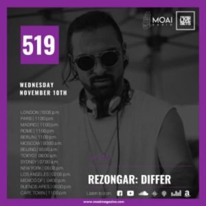 Differ Rezongar Music x MOAI Radio Podcast 519 (Argentina)