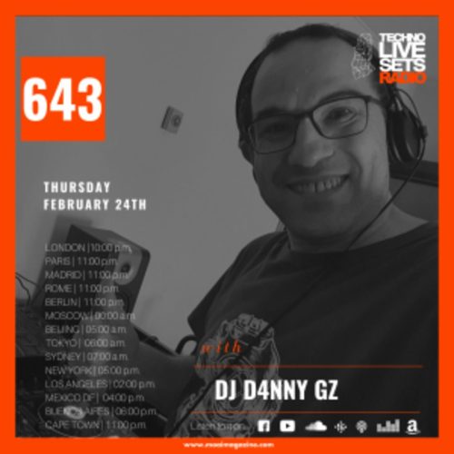 DJ D4NNY GZ MOAI Techno Live Sets Radio Podcast 643 (Spain)