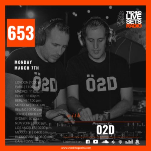 O2D MOAI Techno Live Sets Radio Podcast 653 (Spain)