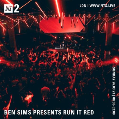 Ben Sims Run It Red 98. March 2023